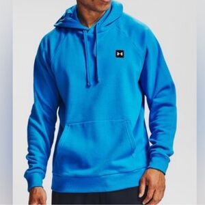 NWT Under Armour Rival Blue Fleece Hoodie | Size XL